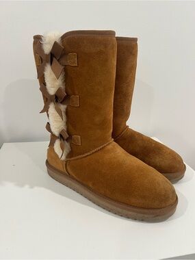 UGG Koolaburra Chestnut Suede Boots